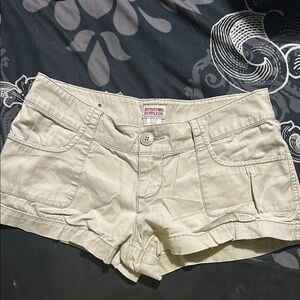 Mossimo Supply Co Cream Cargo Shorts Casual Style